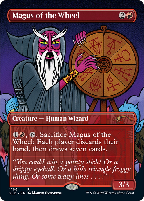 Magus of the Wheel (SLD-1166) - Secret Lair Drop (Borderless) Foil