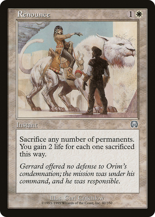 Renounce (MMQ-042) - Mercadian Masques