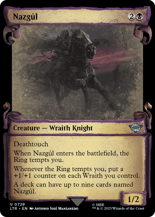 Nazgul (0729) (Showcase Scrolls) (LTR-729) - The Lord of the Rings: Tales of Middle-earth: (Showcase)