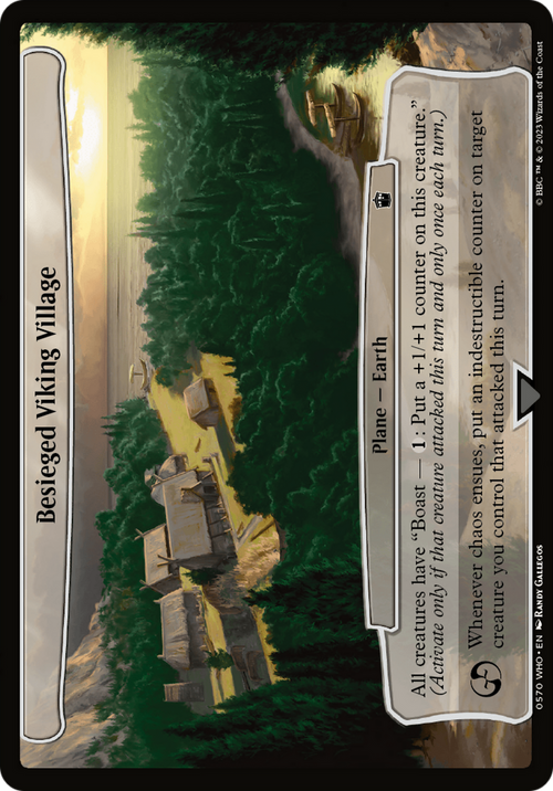 Besieged Viking Village (WHO-570) - Doctor Who