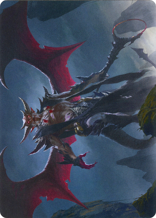 Taborax, Hope's Demise // Taborax, Hope's Demise (AZNR-063) - Zendikar Rising Art Series (Borderless) Foil