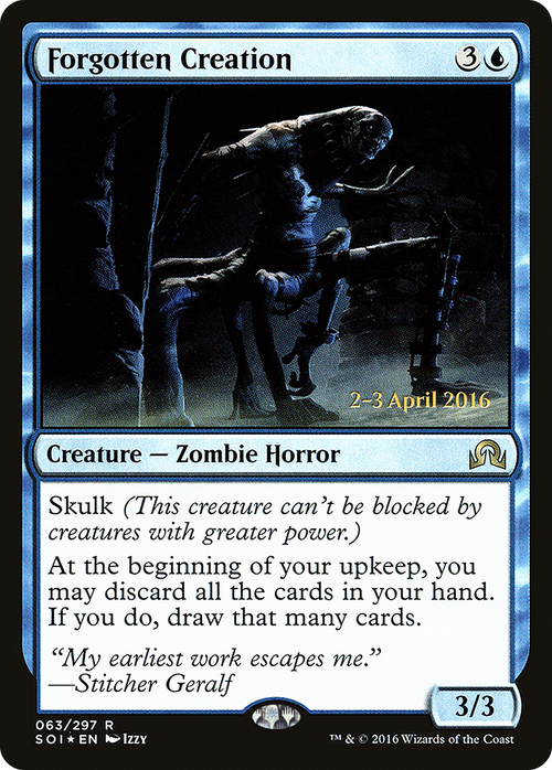Forgotten Creation (PRE-63S) - Shadows over Innistrad Promos Foil