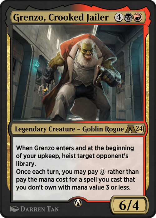Grenzo, Crooked Jailer (YOTJ-022) - Alchemy: Outlaws of Thunder Junction