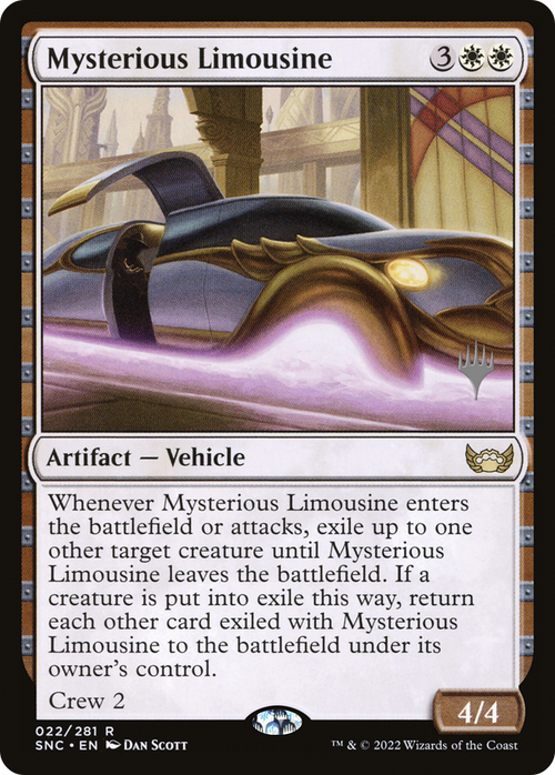 Mysterious Limousine (PPSNC-022) - Streets of New Capenna Promos