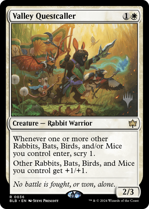 Valley Questcaller (PPBLB-036) - Bloomburrow Promos Foil