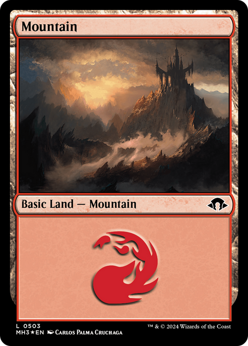 Mountain (0503) (Ripple Foil) (MH3-503) - Modern Horizons 3 Foil