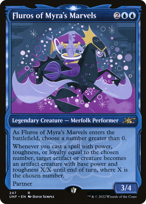 Fluros of Myra's Marvels (Showcase) (UNF-247) - Unfinity: (Showcase) Foil