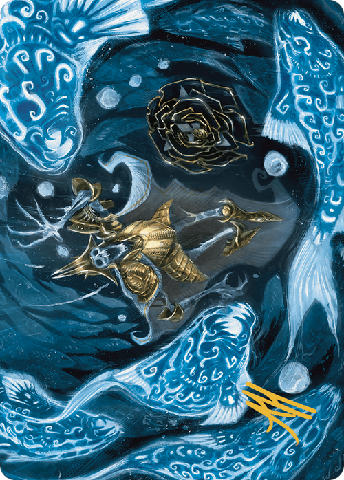 Eaten by Piranhas // Eaten by Piranhas (ALCI-011) - The Lost Caverns of Ixalan Art Series (Borderless) Foil