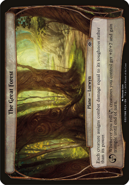 The Great Forest (Planechase Anthology) (OVER-032) - Planechase Anthology Planes