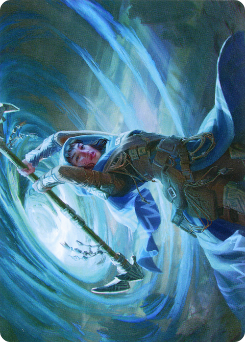 Sea Gate Stormcaller // Sea Gate Stormcaller (AZNR-050) - Zendikar Rising Art Series (Borderless) Foil