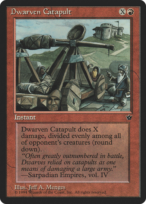 Dwarven Catapult (FEM-) - Fallen Empires