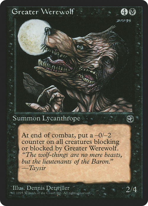 Greater Werewolf (HML-) - Homelands