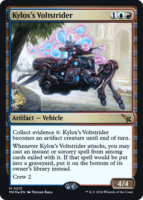 Kylox's Voltstrider (PRE-215) - Murders at Karlov Manor Promos Foil