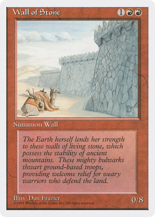 Wall of Stone (4ED-) - Fourth Edition