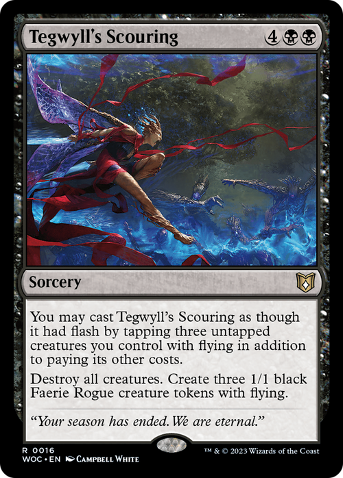 Tegwyll's Scouring (WOC-016) - Wilds of Eldraine Commander
