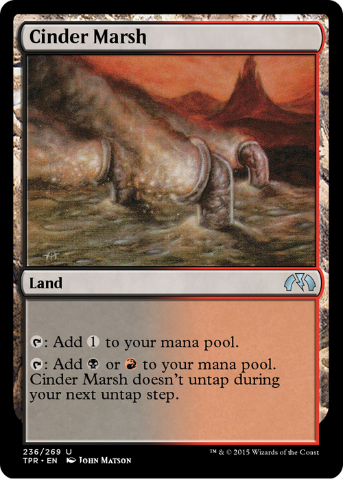 Cinder Marsh (TPR-236) - Tempest Remastered Foil