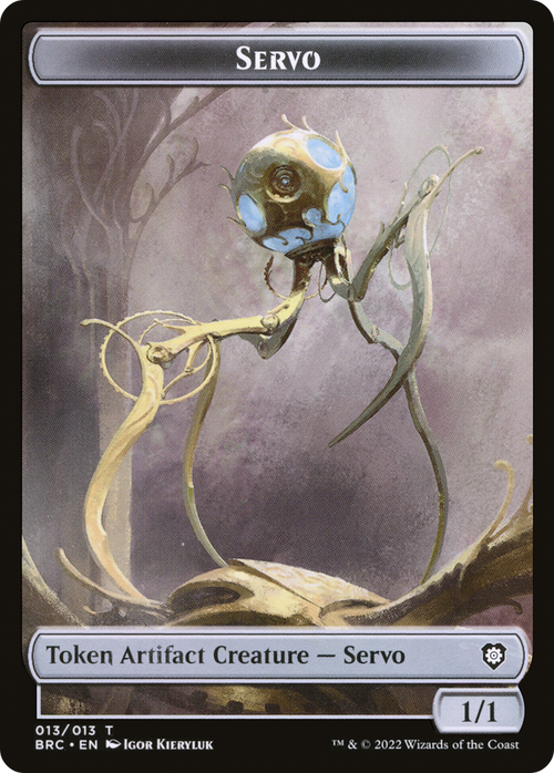 Servo (TBRC-013) - The Brothers' War Commander Tokens Foil
