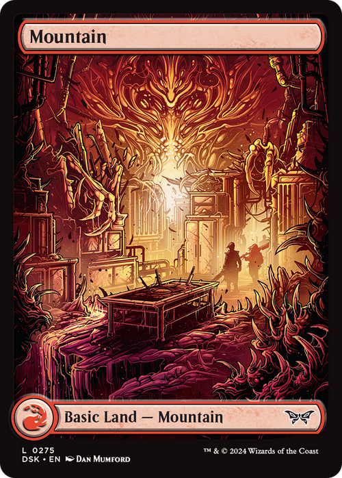 Mountain (275) - Full Art (DSK-275) - Duskmourn: House of Horror
