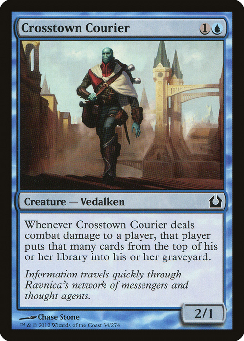 Crosstown Courier (RTR-034) - Return to Ravnica Foil