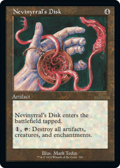 Nevinyrral's Disk (Retro Frame) (30A-560) - 30th Anniversary Edition