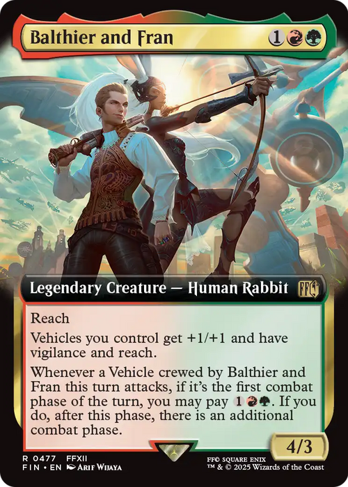 Balthier and Fran (Extended Art) (FIN-477) - FINAL FANTASY: (Extended Art)