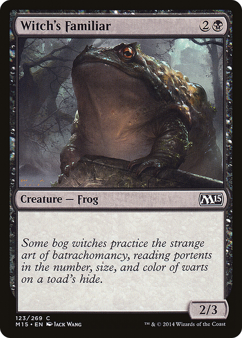 Witch's Familiar (M15-123) - Magic 2015 Foil