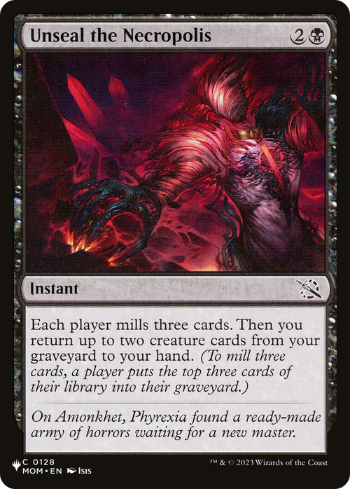 Unseal the Necropolis (LIST-MOM-128) - The List
