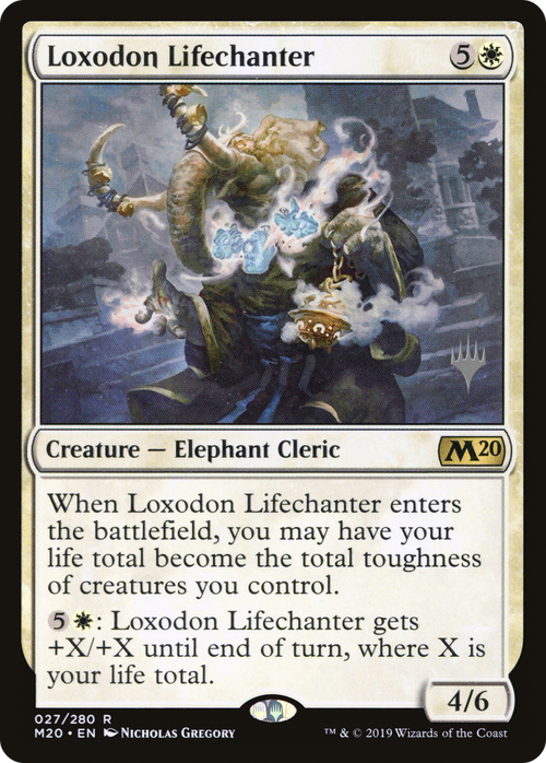 Loxodon Lifechanter (PPM20-27P) - Core Set 2020 Promos Foil