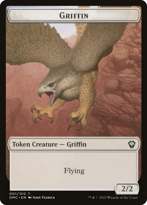 Griffin (TDMC-001) - Dominaria United Commander Tokens Foil