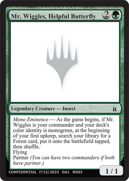 Mr. Wiggles, Helpful Butterfly (UNK-) - Unknown Event