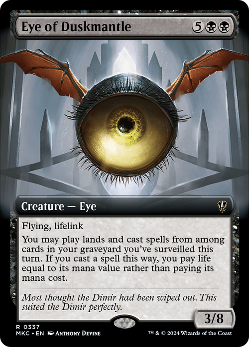 Eye of Duskmantle (Extended Art) (MKC-337) - Murders at Karlov Manor Commander: (Extended Art)