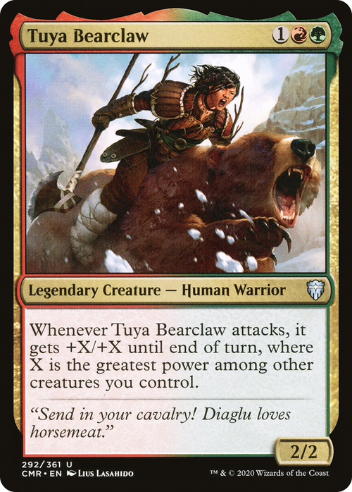 Tuya Bearclaw (CMR-292) - Commander Legends Foil