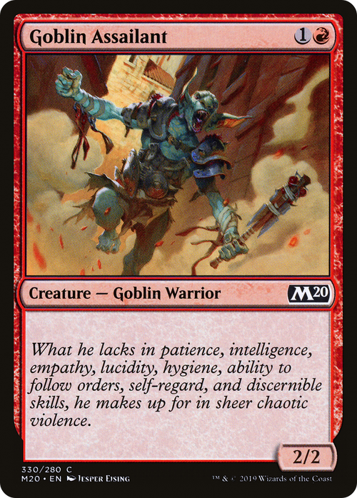 Goblin Assailant (M20-330) - Core Set 2020