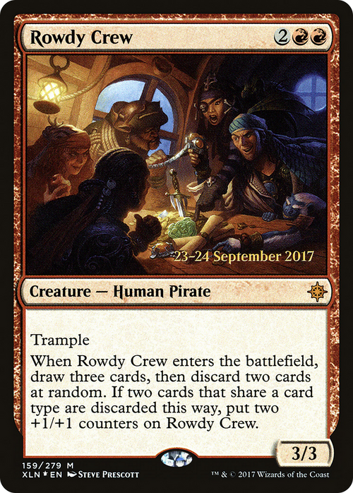 Rowdy Crew (PRE-159S) - Ixalan Promos Foil