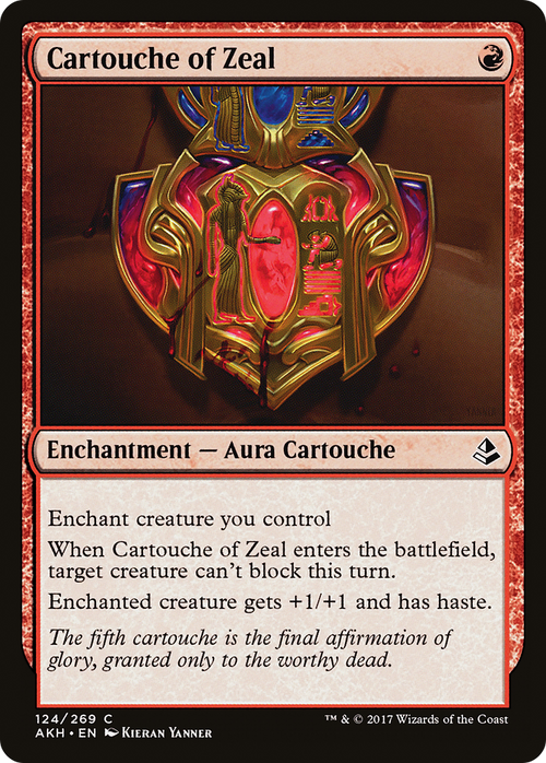 Cartouche of Zeal (AKH-124) - Amonkhet