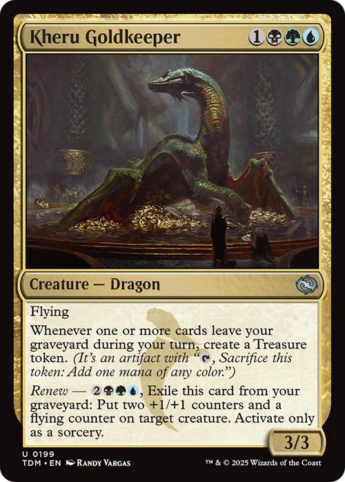 Kheru Goldkeeper (TDM-199) - Tarkir: Dragonstorm Foil