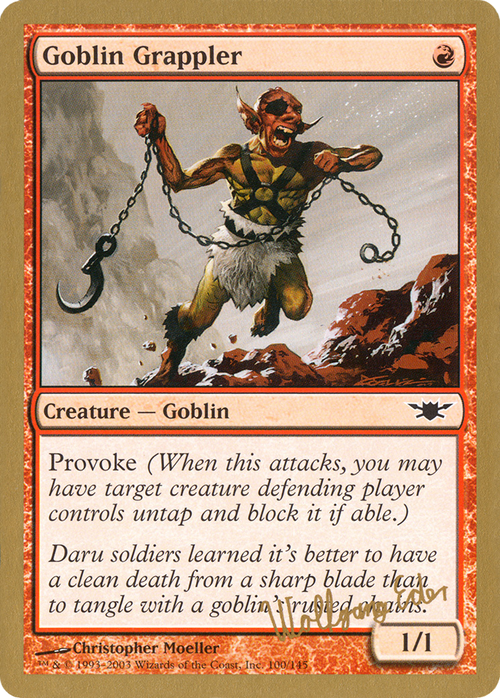 Goblin Grappler - 2003 Wolfgang Eder (LGN) (WCD-WE100) - World Championship Decks 2003