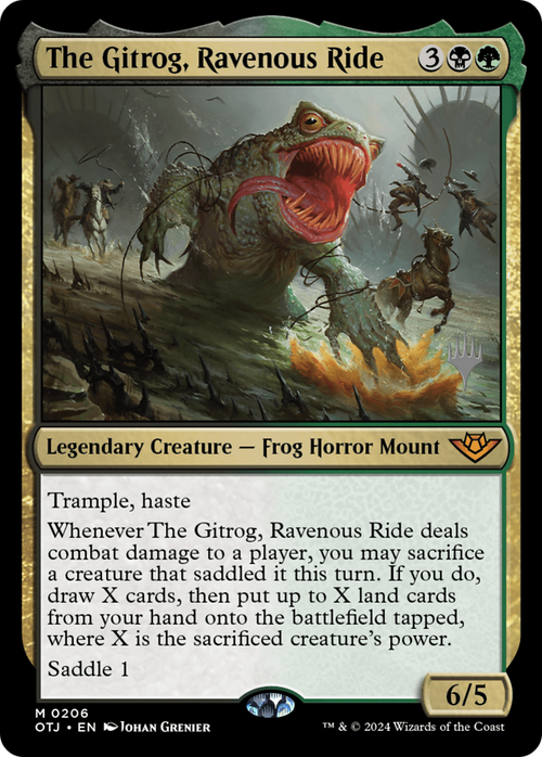 The Gitrog, Ravenous Ride (PPOTJ-206) - Outlaws of Thunder Junction Promos