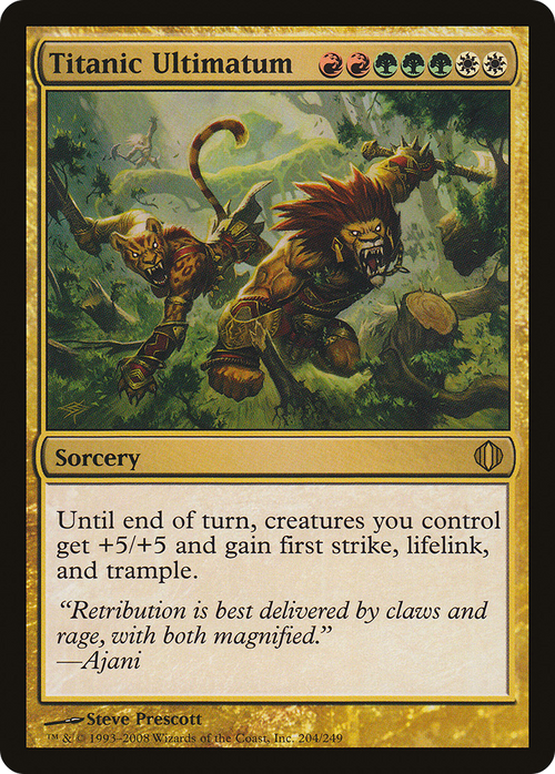 Titanic Ultimatum (ALA-204) - Shards of Alara Foil