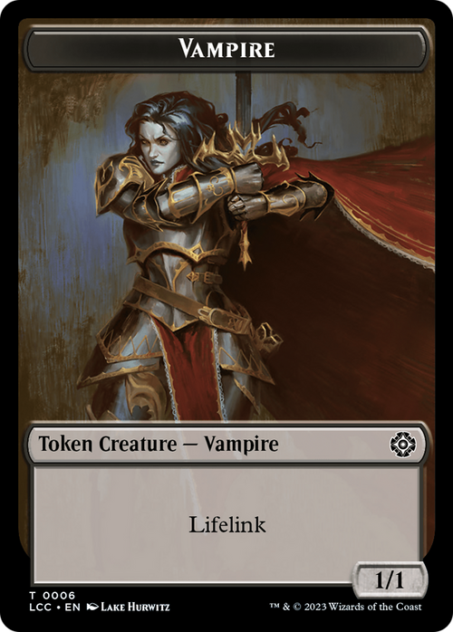 Vampire (TLCC-006) - The Lost Caverns of Ixalan Commander Tokens