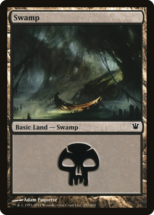 Swamp (257) (ISD-257) - Innistrad Foil