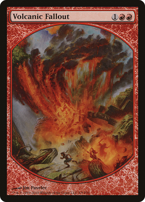 Volcanic Fallout (MPRP-005) - Magic Player Rewards 2010