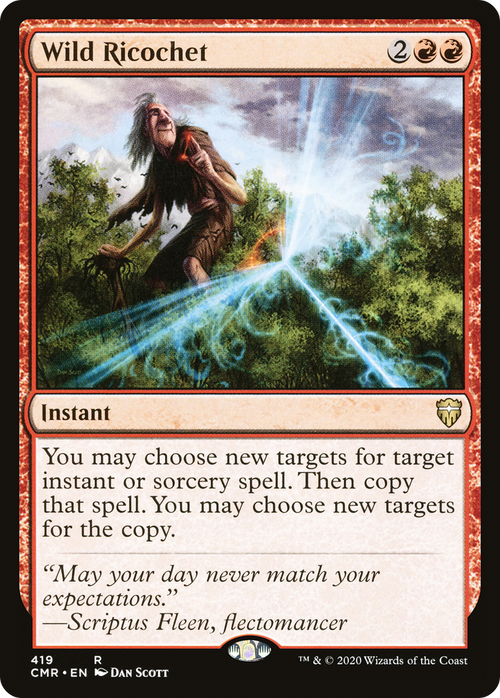 Wild Ricochet (CMR-419) - Commander Legends