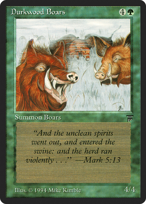 Durkwood Boars (LEG-) - Legends