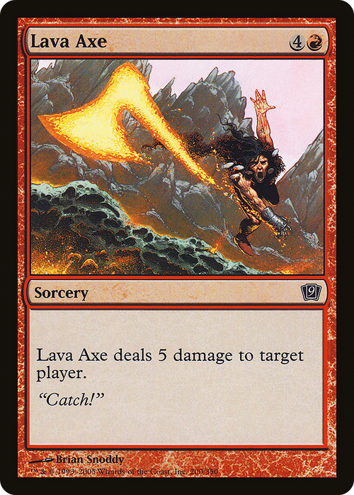 Lava Axe (9ED-200) - 9th Edition