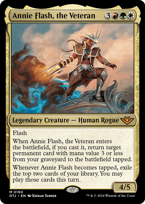 Annie Flash, the Veteran (OTJ-190) - Outlaws of Thunder Junction
