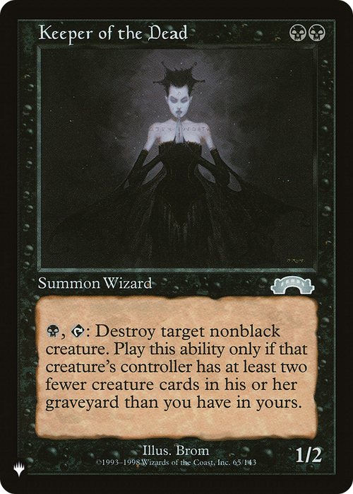 Keeper of the Dead (LIST-EXO-65) - The List