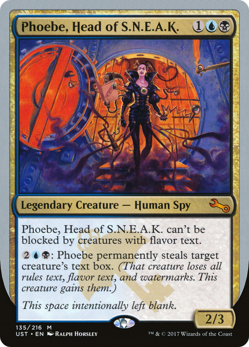 Phoebe, Head of S.N.E.A.K. (UST-135) - Unstable Foil