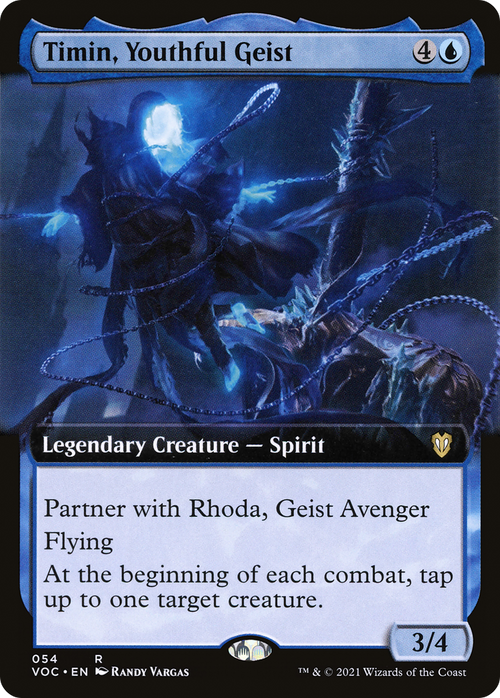 Timin, Youthful Geist (Extended Art) (VOC-054) - Crimson Vow Commander: (Extended Art)