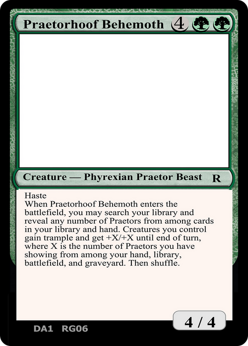 Praetorhoof Behemoth (UNK-) - Unknown Event